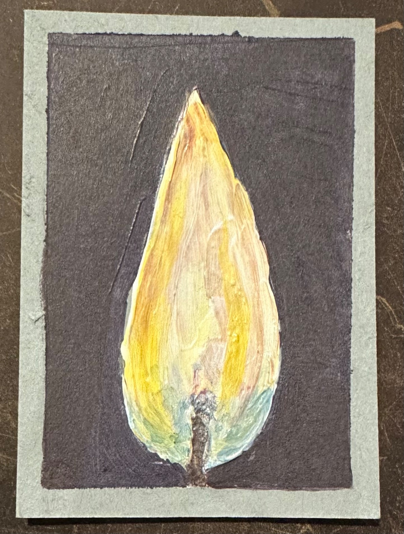 Flame 3/5 aceo art card